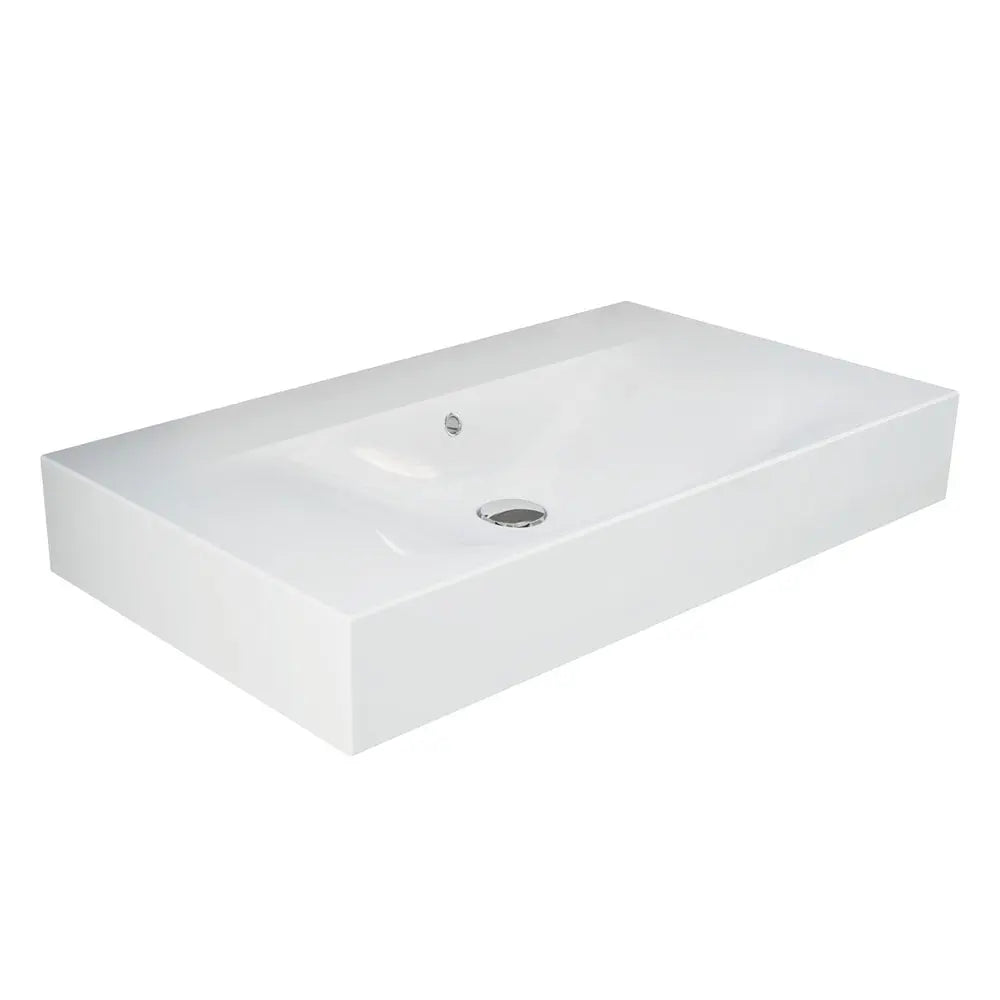RAK Des 81 Wall Basin, No Tap Hole fienza