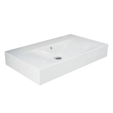 RAK Des 81 Wall Basin, No Tap Hole fienza