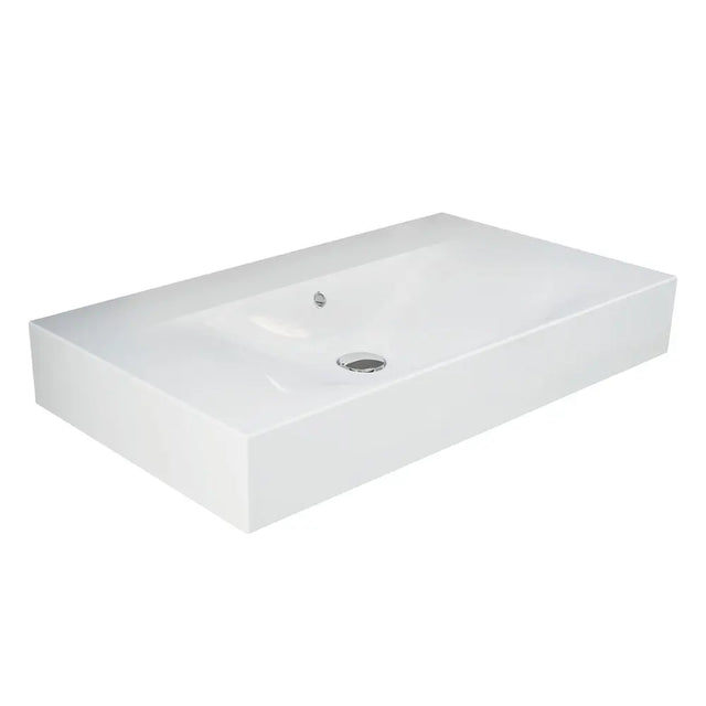 RAK Des 81 Wall Basin, No Tap Hole fienza