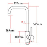 Chrome Standard Kitchen Mixer Aquaperla