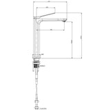 Brushed Gunmetal Standard Kitchen Mixer Aquaperla