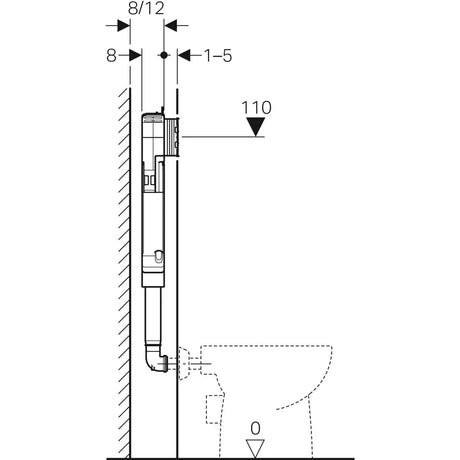 Geberit Sigma8 In-wall Cistern mercioaustralia