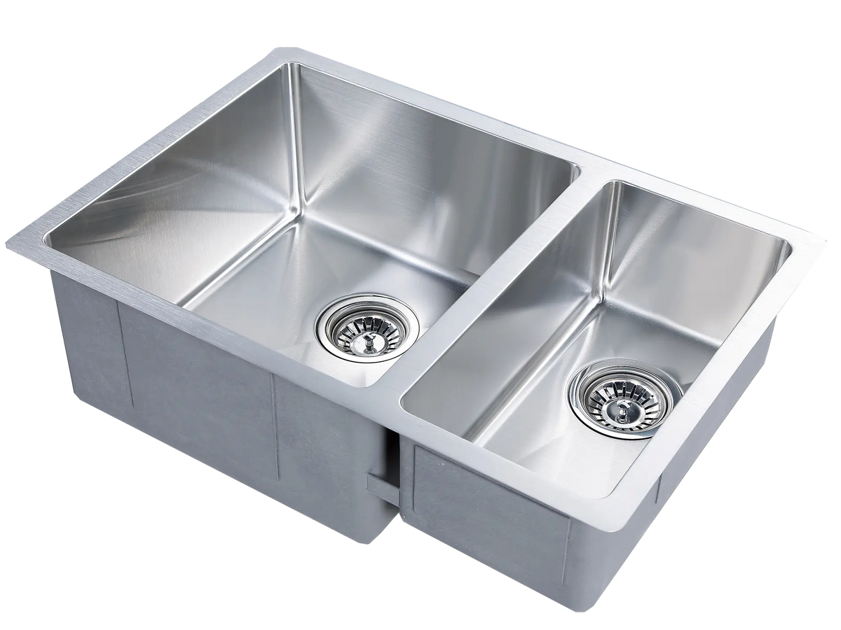 Stainless Steel Double Bowl Sink 660*450*220mm Poseidonbk