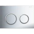 Geberit Kappa21 Flush Plate - Chrome Finish, Matt Chrome Trim mercioaustralia