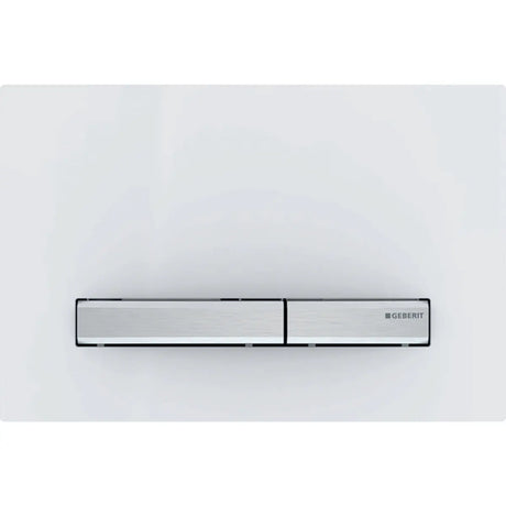 Geberit Sigma50 Mechanical Dual Flush - White Finish, Chrome Trim mercioaustralia