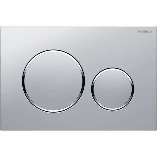 Geberit Sigma20 Flush Plate – Matt Chrome Finish, Chrome Trim mercioaustralia