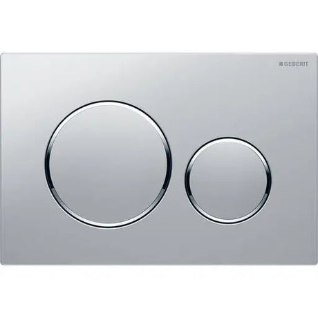 Geberit Sigma20 Flush Plate – Matt Chrome Finish, Chrome Trim mercioaustralia
