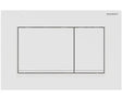 Geberit Sigma30 Flush Plate - Matt White Finish, White Trim mercioaustralia