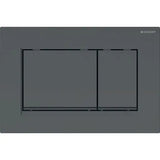 Geberit Sigma30 Flush Plate – Matt Black Finish, Black Trim mercioaustralia