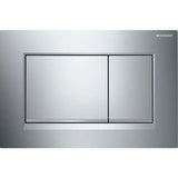 Geberit Sigma30 Flush Plate - Chrome Finish, Matt Chrome Trim mercioaustralia