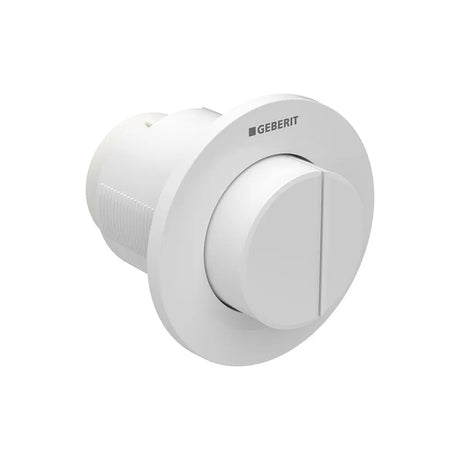 Geberit White Alpine Round Remote with Raised Care Buttons for Sigma8 Poseidonbk