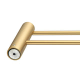 600mm Brushed Brass Double Towel Rail Aquaperla