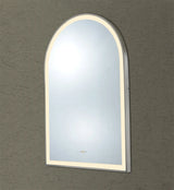 Aura Gun Metal Arched Touchless 600 X 900 Framed LED Mirror - Three Light Temperatures Poseidonbk