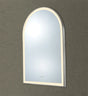 Aura Gun Metal Arched Touchless 600 X 900 Framed LED Mirror - Three Light Temperatures Poseidonbk