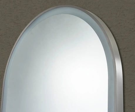 Aura Gun Metal Arched Touchless 600 X 900 Framed LED Mirror - Three Light Temperatures Poseidonbk