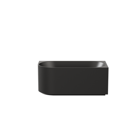 Capri Oval Fluted Freestanding Right Corner Bath 1500X750X580MM Poseidonbk