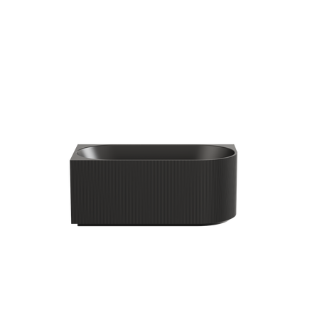 Capri Oval Fluted Freestanding Left Corner Bath 1500X750X580MM Poseidonbk