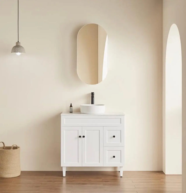 Olivia Mirror Cabinet OPLSV4590MW Poseidonbk