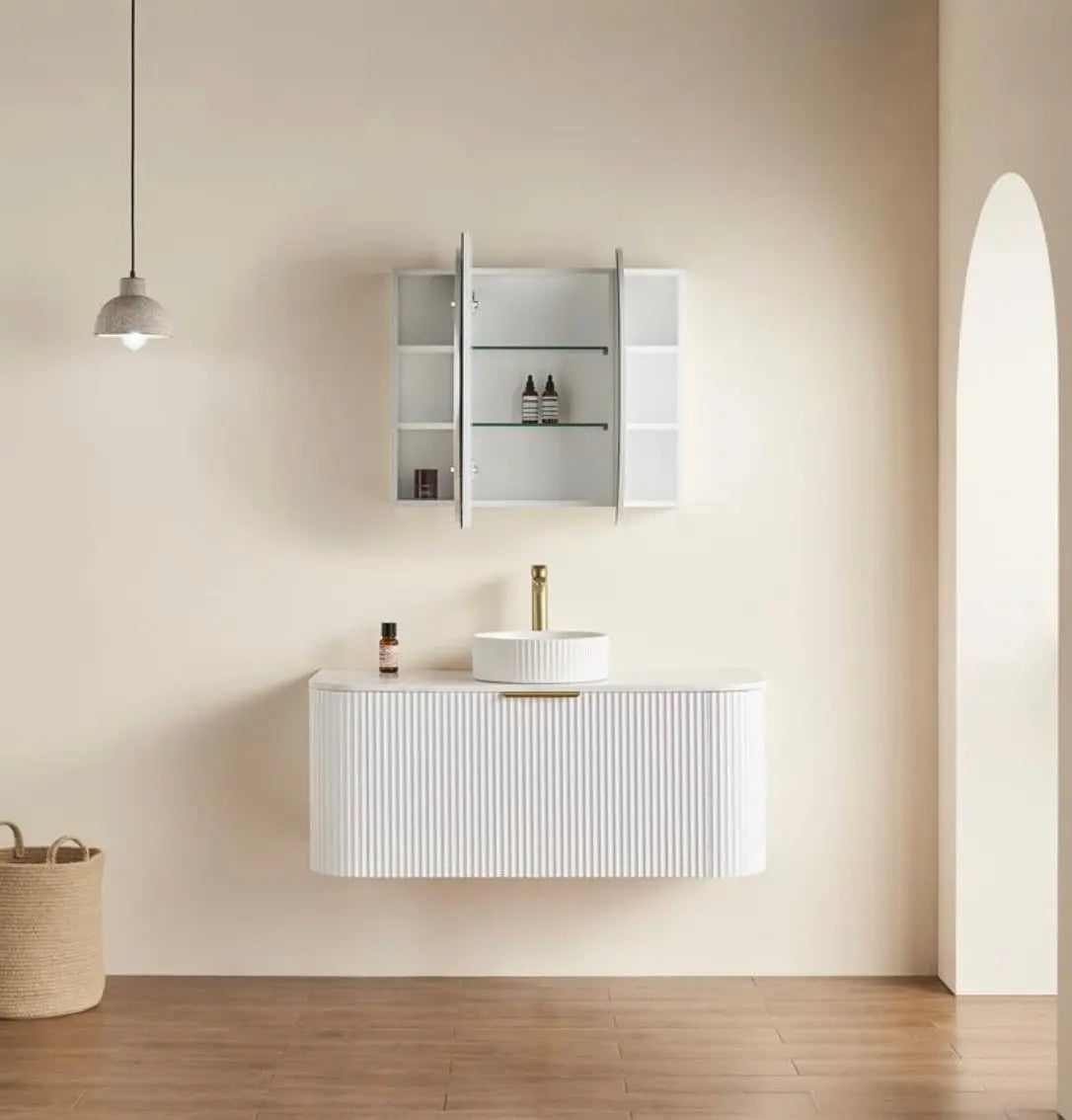 Olivia Mirror Cabinet OPLSV1275MW Poseidonbk