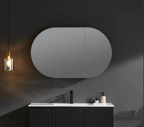 Olivia Mirror Cabinet OPLSV1275MB Poseidonbk