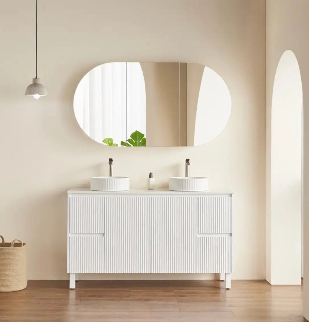 Olivia Mirror Cabinet OPLSV1580MW Poseidonbk