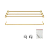 Brushed Brass Shower Shelf Aquaperla