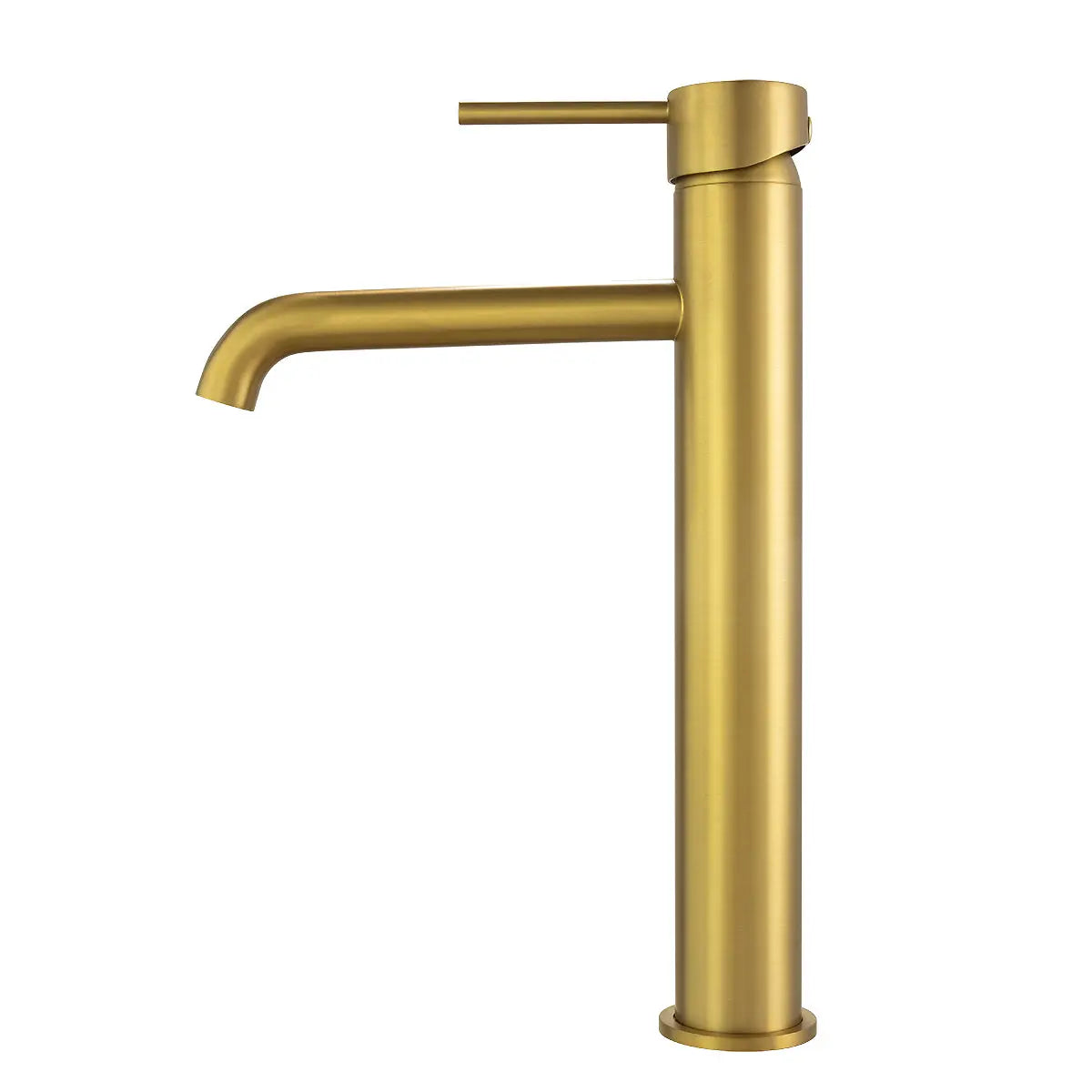 LUCID PIN - Brushed Brass Tall Basin Mixer Aquaperla