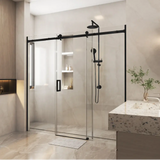 Corner Frameless 3 Door Sliding Adjustable Shower Screen ozcovey