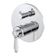 Eleanor Wall Diverter Mixer, Chrome / Ceramic fienza