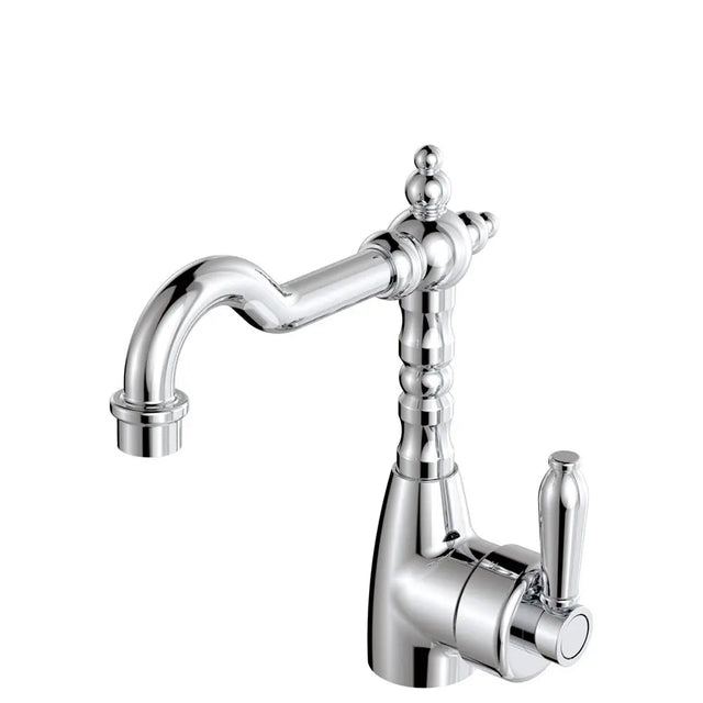 Eleanor Shepherds Crook Basin Mixer, Chrome / Chrome fienza