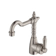 Eleanor Shepherds Crook Basin Mixer, Brushed Nickel / Brushed Nickel fienza