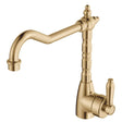Eleanor Shepherds Crook Kitchen Sink Mixer Urban Brass fienza