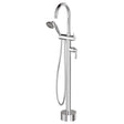 Eleanor Floor Mixer & Shower, Chrome / Chrome fienza