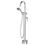 Eleanor Floor Mixer & Shower, Chrome / Chrome fienza