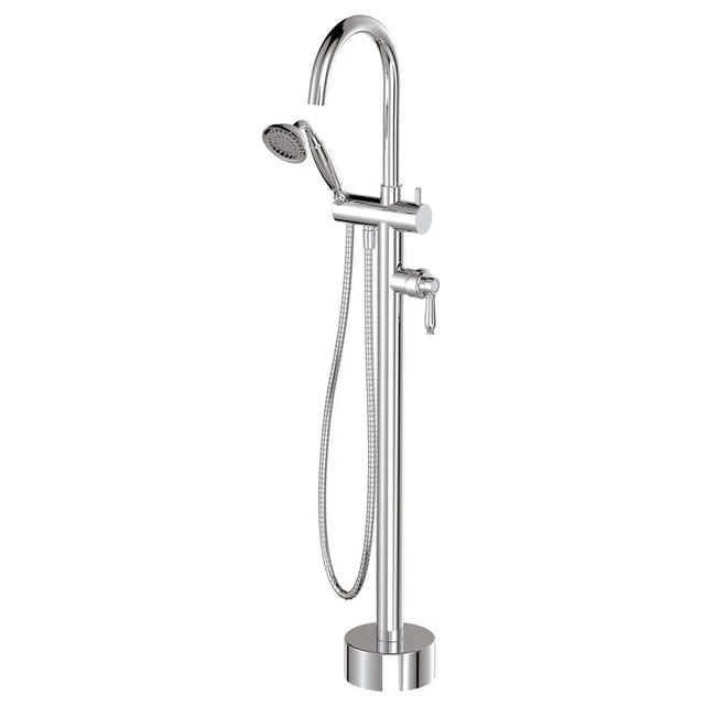 Eleanor Floor Mixer & Shower, Chrome / Chrome fienza