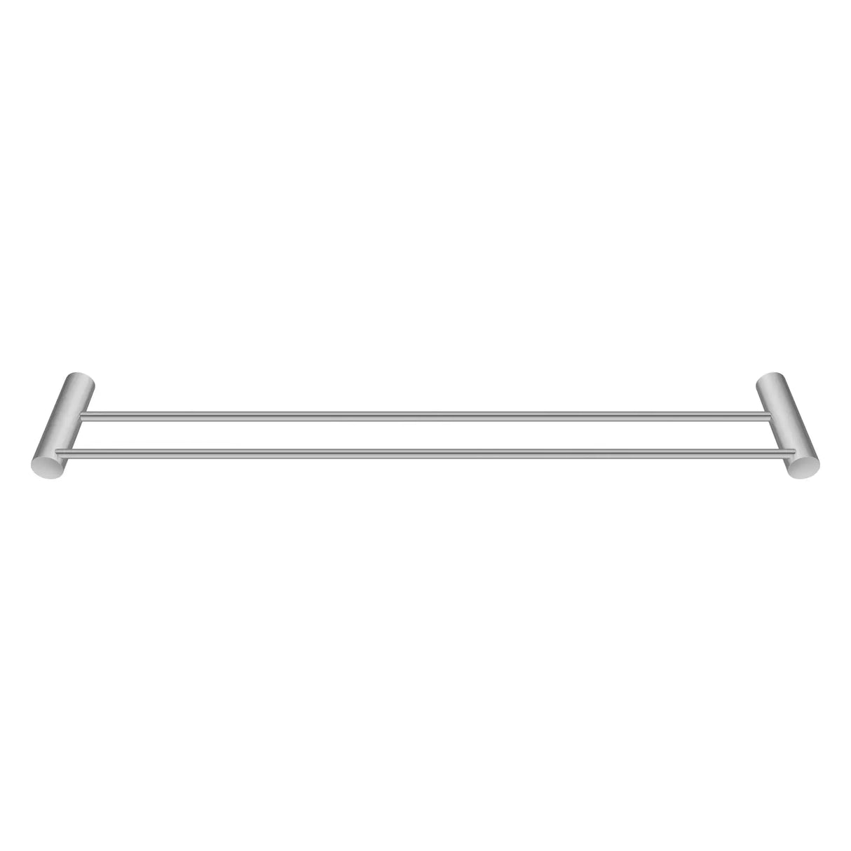 600mm Brushed Nickel Double Towel Rail Aquaperla