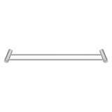 600mm Brushed Nickel Double Towel Rail Aquaperla