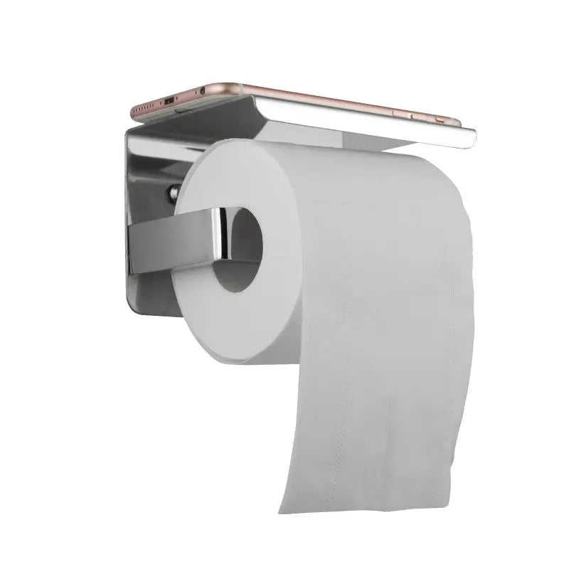 IVANO - Chrome Toilet Paper Holder Aquaperla
