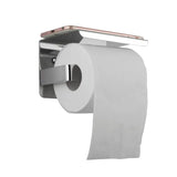 IVANO - Chrome Toilet Paper Holder Aquaperla