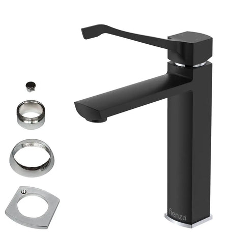 Koko Care Medium Basin Mixer, Matte Black fienza