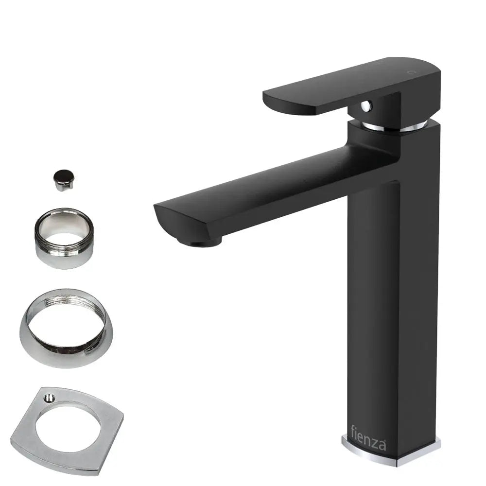 Koko Medium Basin Mixer, Matte Black fienza