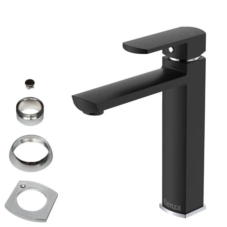 Koko Medium Basin Mixer, Matte Black fienza