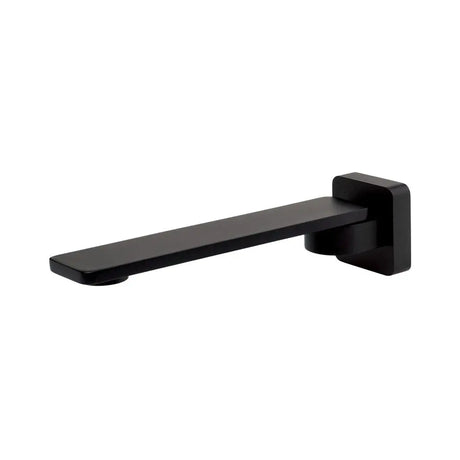 Koko Slim Swivel Bath Outlet, Matte Black fienza