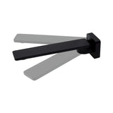 Koko Slim Swivel Bath Outlet, Matte Black fienza