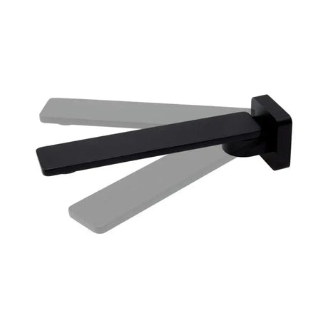 Koko Slim Swivel Bath Outlet, Matte Black fienza