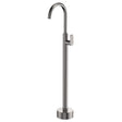 Empire Slim Floor Mounted Basin/Bath Mixer, Gun Metal fienza