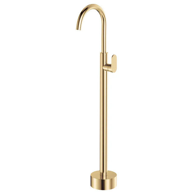 Empire Slim Floor Mounted Basin/Bath Mixer, Urban Brass fienza