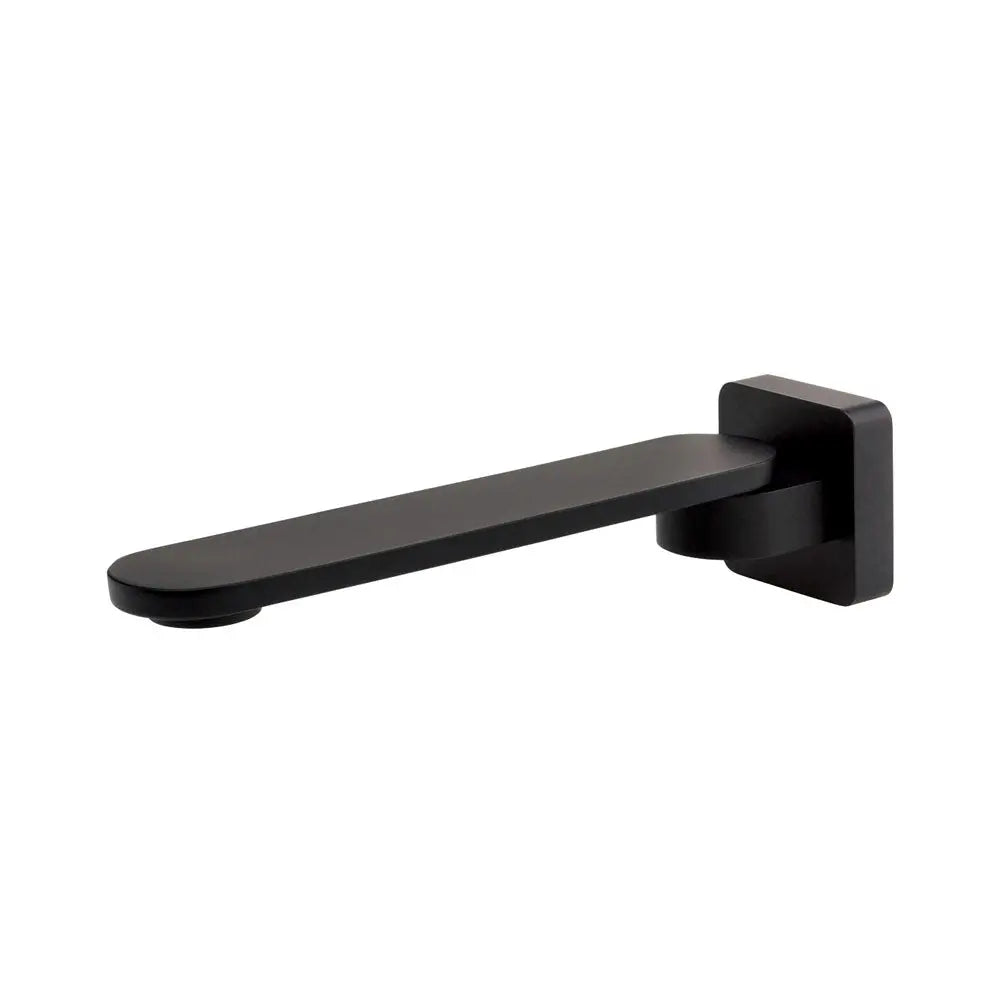 Empire Slim Swivel Bath Outlet, Matte Black fienza