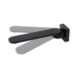 Empire Slim Swivel Bath Outlet, Matte Black fienza