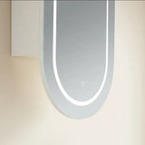 Olivia LED Mirror Cabinet 450X900X155mm Poseidonbk